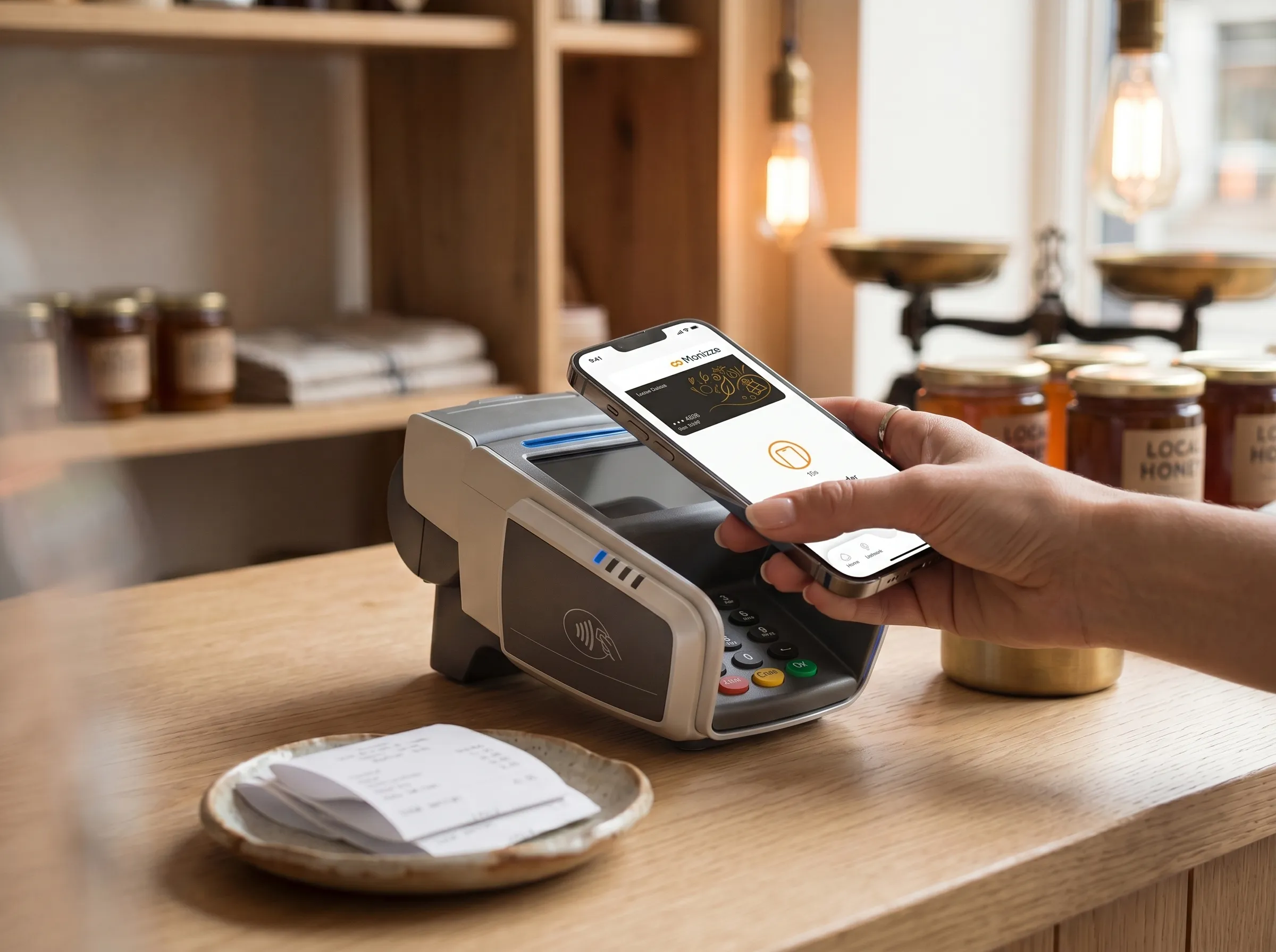 Paiement avec Monizze au terminal