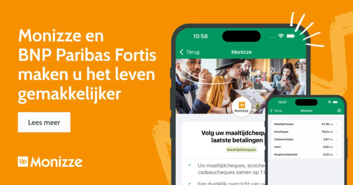 Raadpleeg het saldo van uw cheques ook in uw BNP Paribas Fortis-app