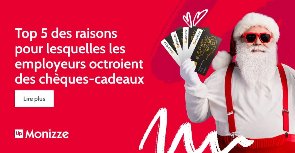 Le top 5 des raisons pour lesquelles les employeurs octroient des chèques-cadeaux
