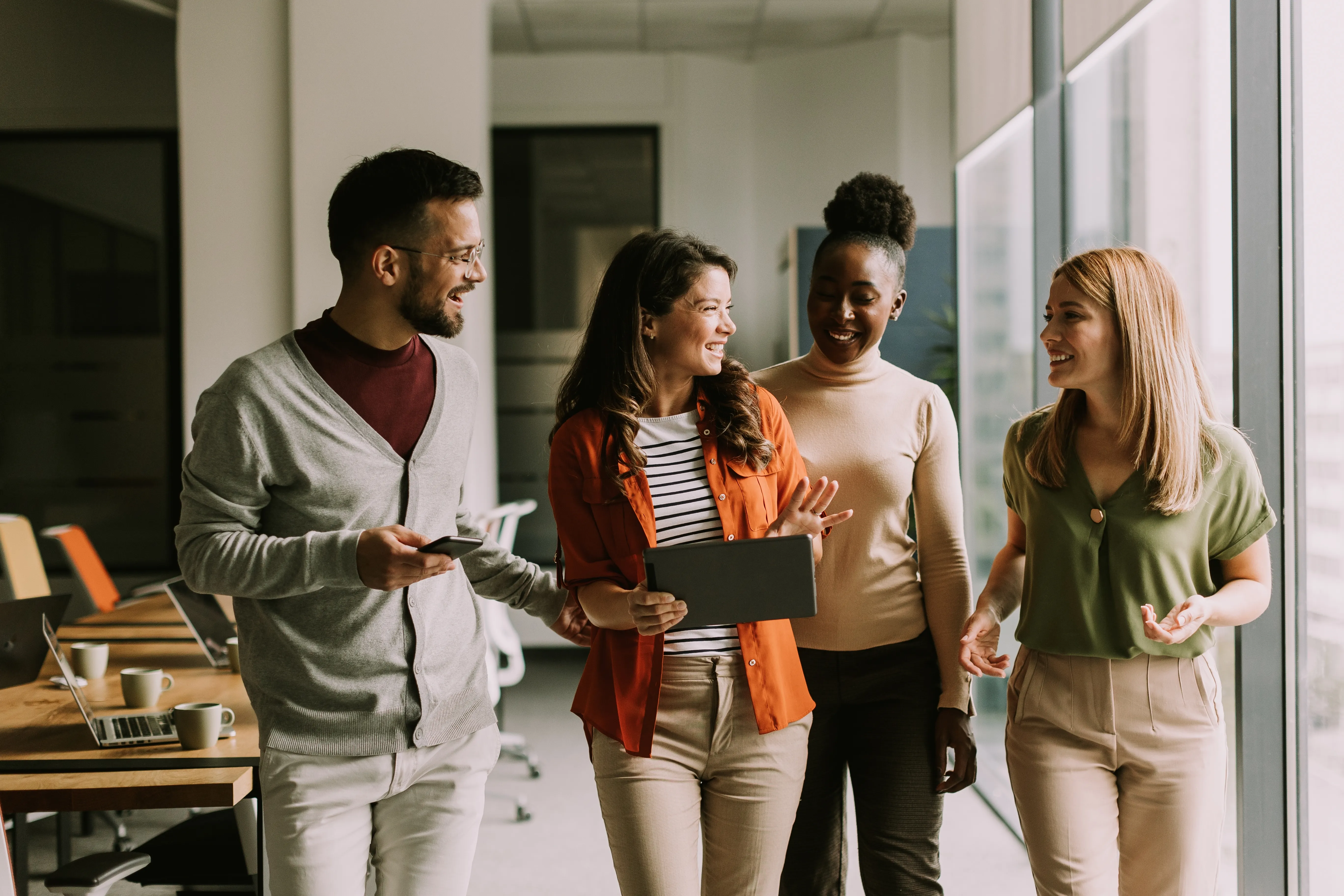 Diverse professional team