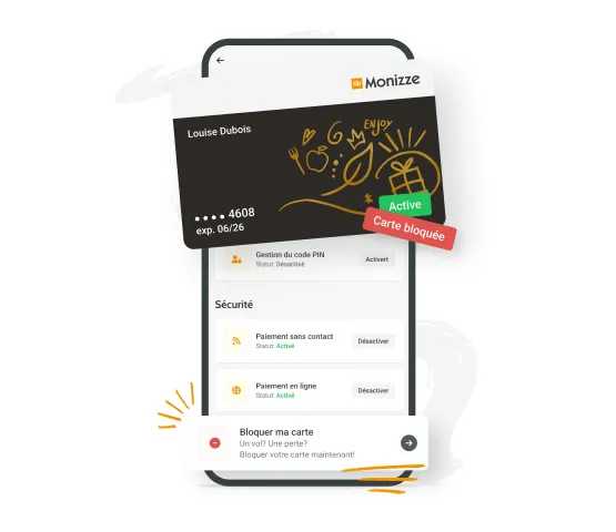 Bloquez votre carte en un clic