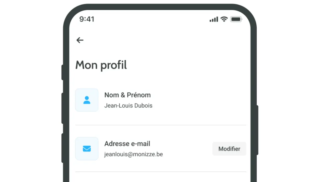 Modifiez vos données