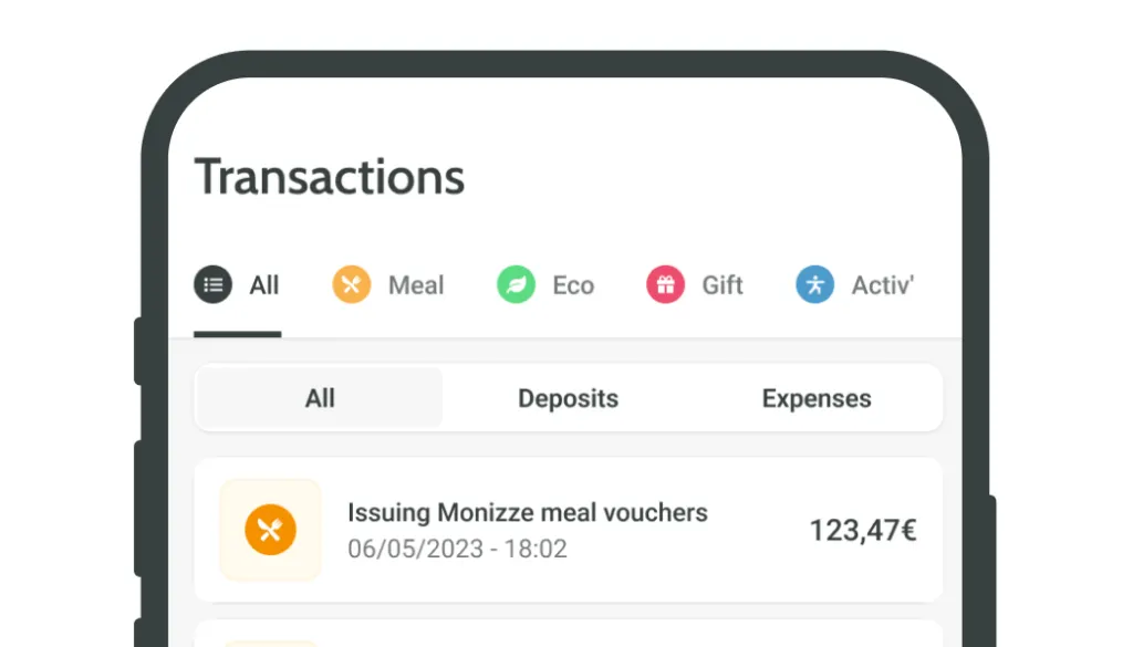 Your balance at your fingertips